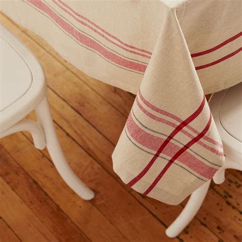 Design Imports French Stripe Tablecloth & Reviews | Wayfair