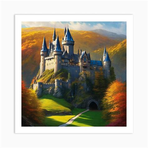 Hogwarts Castle 9 Art Print by Noctarius - Fy