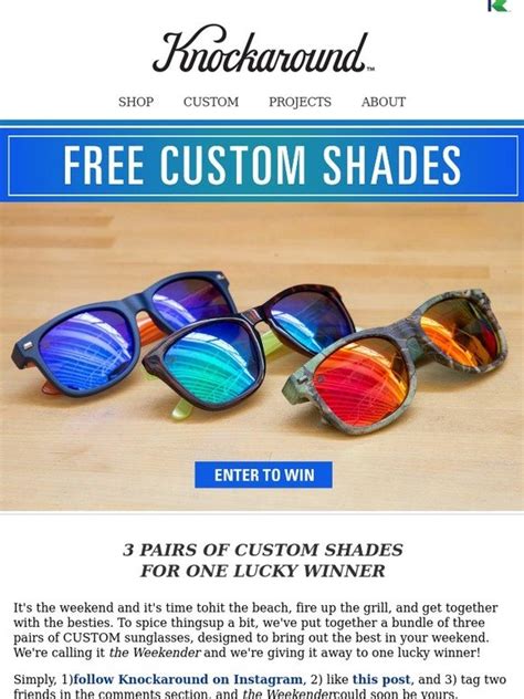 Knockaround: Free Custom Sunglasses 😎 | Milled