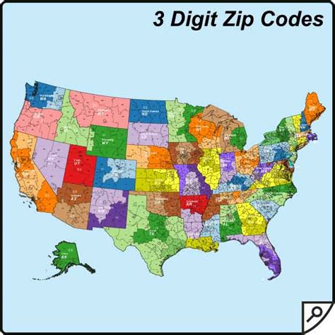 Us 3 Digit Zip Code Map