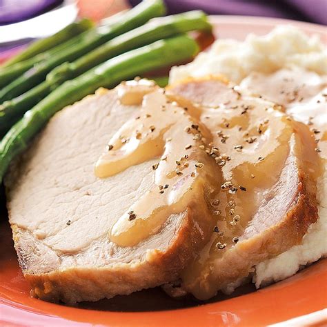 Country-Style Pork Loin with Gravy Recipe | Taste of Home