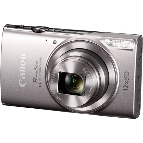 Canon PowerShot ELPH 360 HS Digital Camera (Silver) - Walmart.com