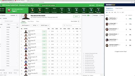 35 Best Photos Espn Fantasy Football Mock Draft - Fantasy Football 2014 ...