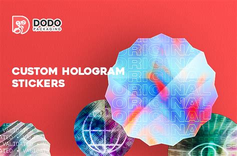 Custom Hologram Stickers for Marketing Campaigns - Dodo Packaging UK