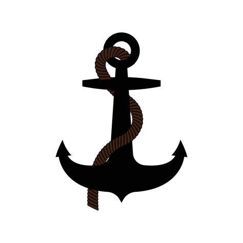 Anchor Logo vektor 14717928 Vector Art at Vecteezy