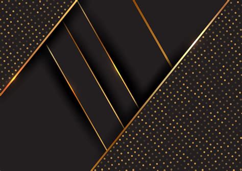 Free Vector | Abstract black and gold background