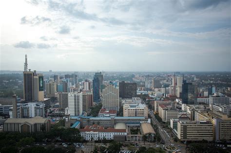 Nairobi Kenya City - A general view of the city of Nairobi, Kenya, on ...