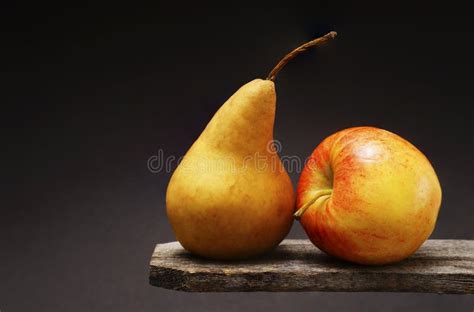 Fruit Still Life - Pear and Apple Stock Image - Image of fruit, horizontal: 172980069