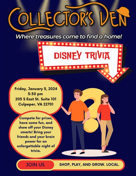 Disney Trivia Night | Visit Culpeper