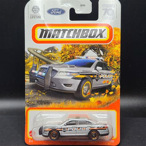 Matchbox Ford Police Interceptor, MBX 70th Anniversary (2023 Basic - B