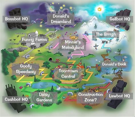 Toontown Map ~ ELAMP