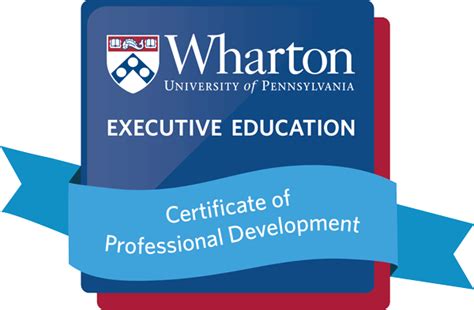 wharton executive education certificate - INFOLEARNERS