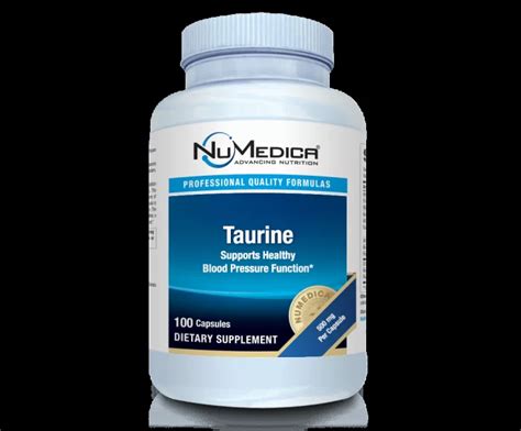 TAURINE 500MG – 100 CAPSULES | Age Management Of We