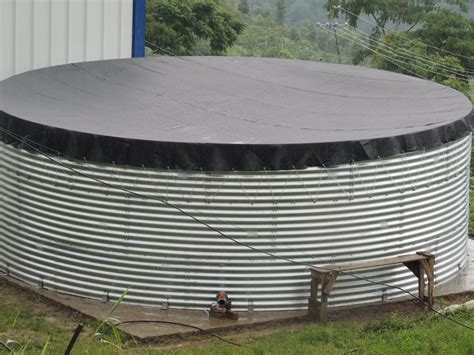 Wetcomb Corrugated Steel Tank, Capacity: 10000-4000000 L at best price in New Delhi