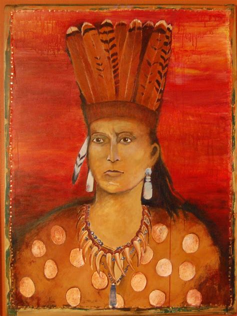 Painting of Chief Powhatan picked for Documentary about Pocahontas by Smithsonian channel ...