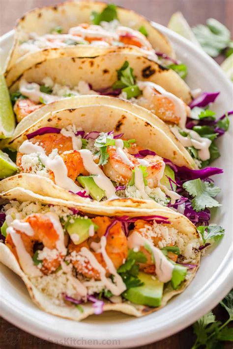 Shrimp Tacos with Best Shrimp Taco Sauce (VIDEO) - NatashasKitchen.com