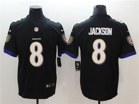 Nike Ravens 8 Lamar Jackson Black Vapor Untouchable Limited Jersey