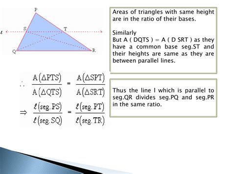 PPT - Basic Proportionality Theorem PowerPoint Presentation, free download - ID:4044026