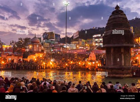 India, Uttarakhand, Haridwar, holy city of hinduism, Kumbh Mela Hindu ...