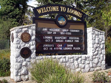 Geographically Yours Welcome: Loomis, California