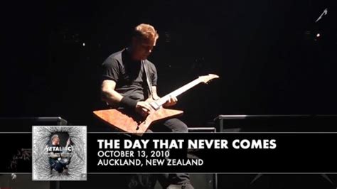 METALLICA – “The Day That Never Comes” Live From Auckland 2010 ...