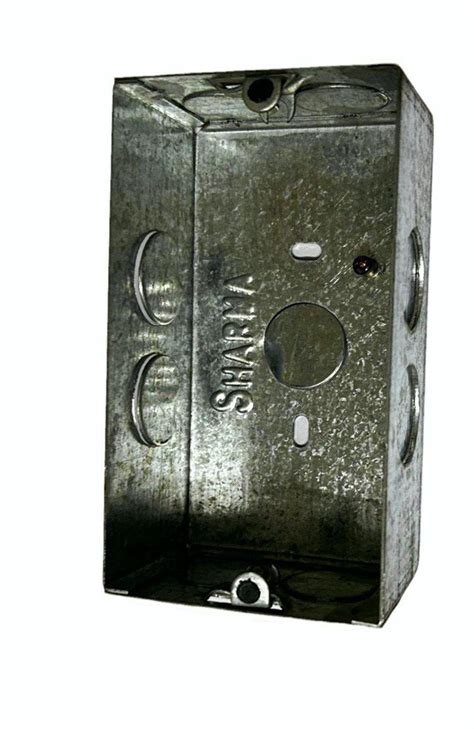 Sharma Mild Steel Electrical Modular Switch Boxes, Silver, 5X3(LxW)inch at Rs 62/piece in New Delhi