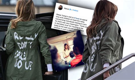 Melania Trump: Taking to Instagram Melania brushed off the controversy around her jacket ...