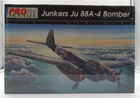 1/48 Pro Modeler Ju 88A-4 Junkers Bomber Airplane Model Kit #85-5948 ...