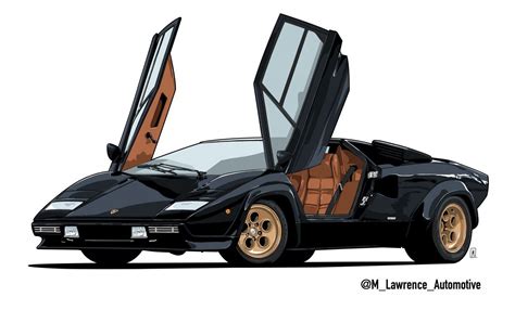 Lamborghini Countach LP400 - Matt Lawrence - Draw to Drive ...