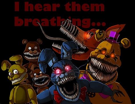 "FNAF 4 Nightmare Animatronics" Posters by ladyfiszi | Redbubble