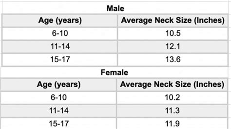 Average Neck Size and Circumference for Men and Women (2022)