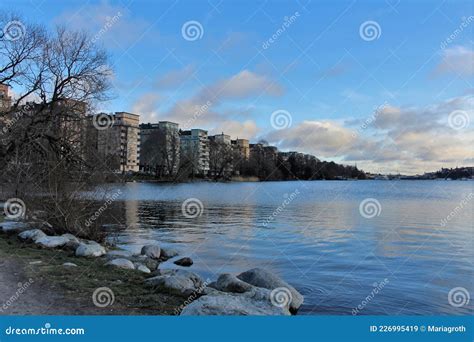 Norr MÃ¤larstrand`s Beach Promenade in Stockholm Editorial Stock Image - Image of europe ...