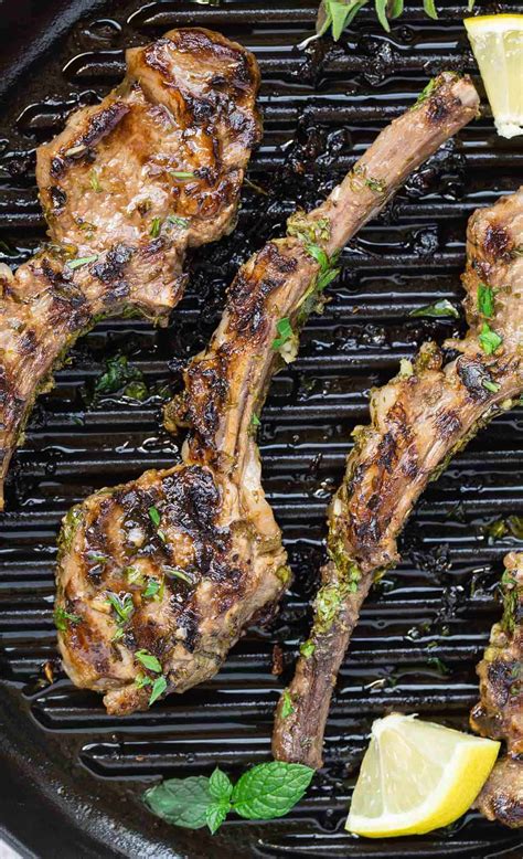 Marinated Lamb Chops with Garlic and Herbs - Rachel Cooks®