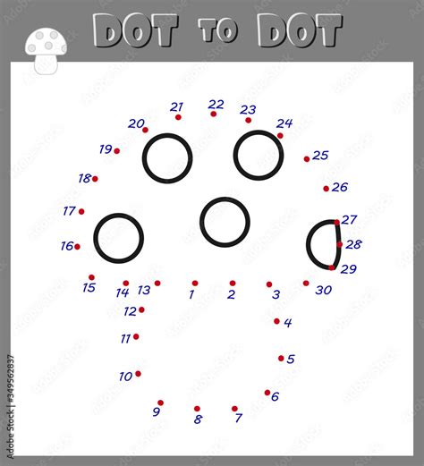 Dots to dots game with numbers, Connect the dots picture puzzle and ...