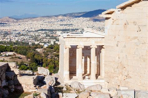 Premium Photo | Propylaea in acropolis, athens