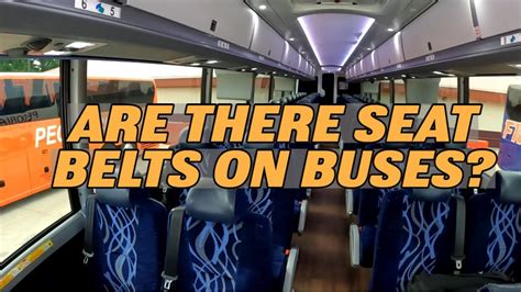 Do buses have seat belts? - YouTube