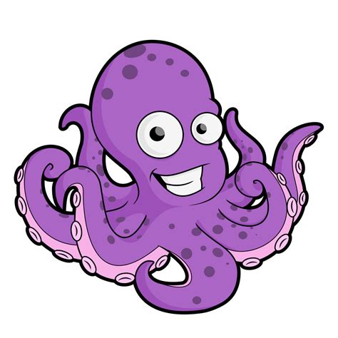 Cartoon octopus clipart kid | Cartoon, Cartoon fish, Free cartoons