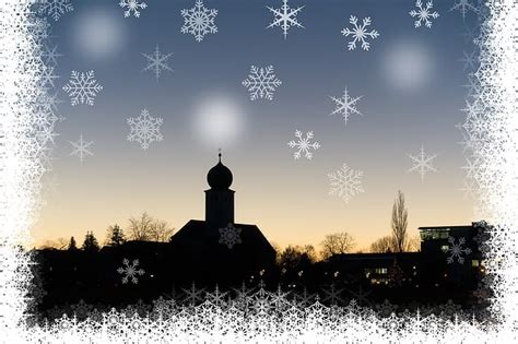 Download Christmas Silhouette Village Royalty-Free Stock Illustration Image - Pixabay