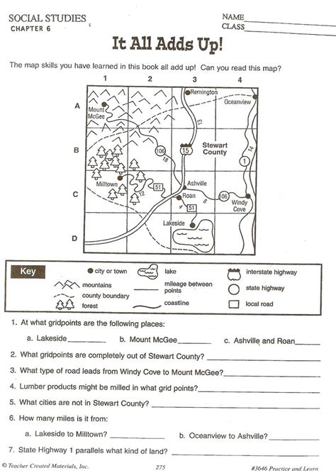 Map skills worksheets, Map skills, Social studies worksheets