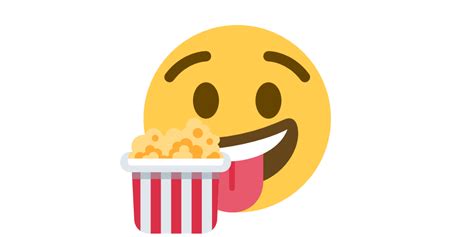 Popcorn Eating Emoticon