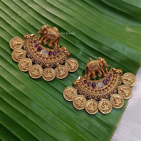 Discover more than 82 gold coin earrings design latest - 3tdesign.edu.vn