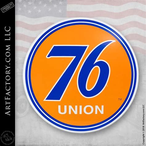 Vintage Union 76 Sign: Authentic Collectible Petroliana