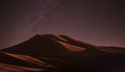 Désert Pendant La Nuit · Photo gratuite