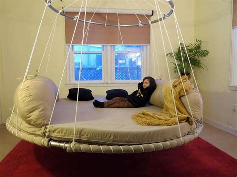 Pin by Braelynn Clerk on Room | Bed design, Trampoline bed, Circle bed