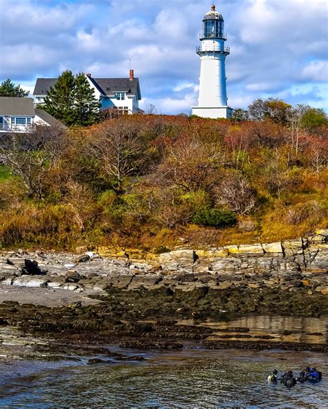 Maine Lighthouses and Beyond: Cape Elizabeth (Two Lights) Lighthouses