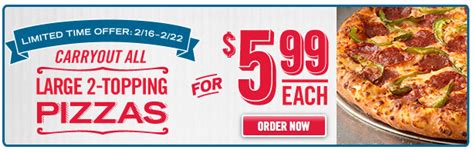 Domino’s Pizza Coupon – $5.99 for Large 2-Topping Pizza | Living Rich ...