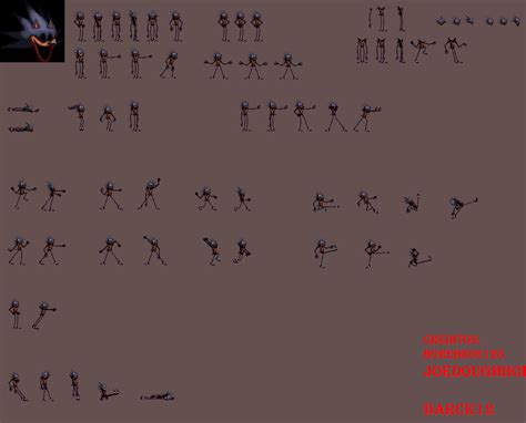 Lord X Internal Sprite Sheet by darck12exe on DeviantArt