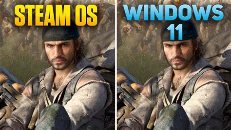 SteamOS vs Windows 11 - Days Gone - Steam Deck - YouTube