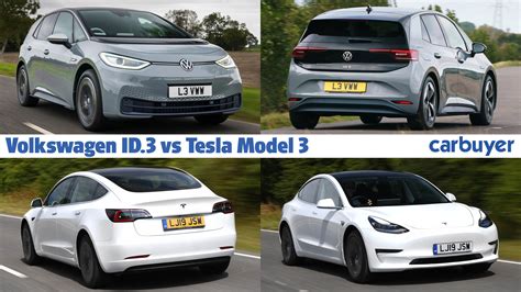 New Volkswagen ID.3 vs Tesla Model 3: rivals comparison | Carbuyer