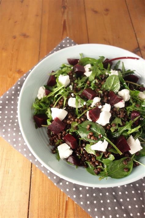 beetroot goats cheese lentil salad recipe